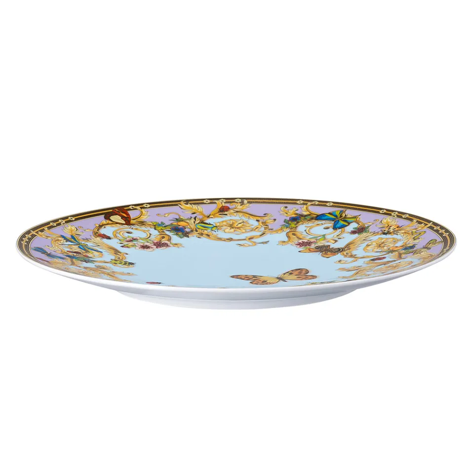 Rosenthal Versace Le Jardin Placa de cartão com diâmetro de 33 cm em porcelana - Jardin Viadurini