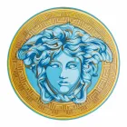 Rosenthal Versace Medusa Amplified Place Card Plate Diâmetro 33 cm - Medusaamplifield Viadurini