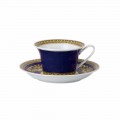 Rosenthal Versace Medusa Azul moderno porcelana chá caneca, design de luxo