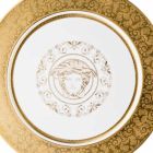 Rosenthal Versace Medusa Gala Ouro Titular Plate 33cm Porcelana Viadurini