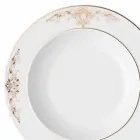 Placa de Sopa Rosenthal Versace Medusa Gala 22cm em design de porcelana Viadurini