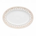 Rosenthal Versace Medusa Gala porcelana de luxo oval placa 34 cm
