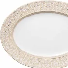 Rosenthal Versace Medusa Gala Oval 40cm prato de porcelana design Viadurini