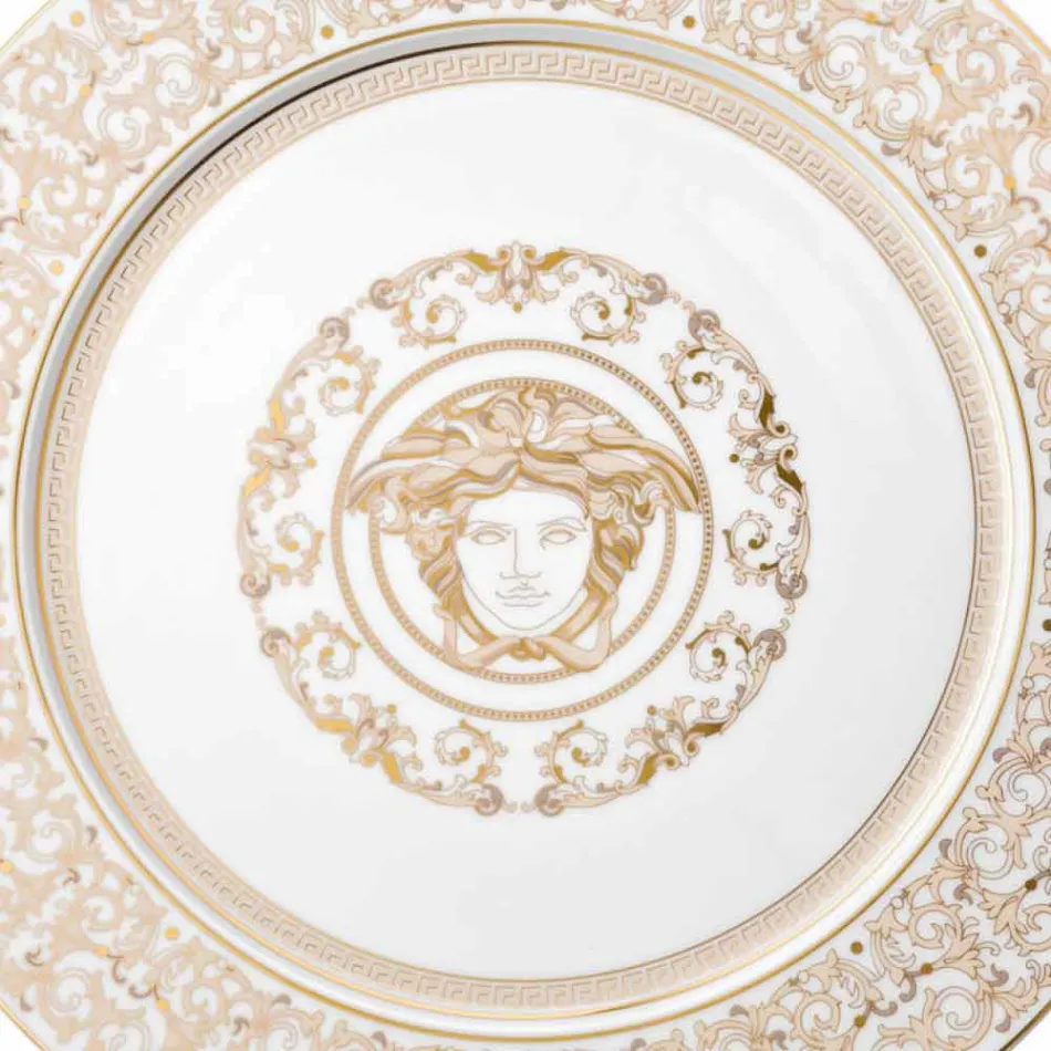 Placa de Gala Rosenthal Versace Medusa 33cm em porcelana Viadurini