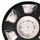 Conjunto de xícaras de porcelana Rosenthal Versace Medusa Gala 6 peças Viadurini