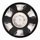 Conjunto de xícaras de porcelana Rosenthal Versace Medusa Gala 6 peças Viadurini