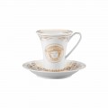 Rosenthal Versace Medusa Gala porcelana design moderno xícara de café