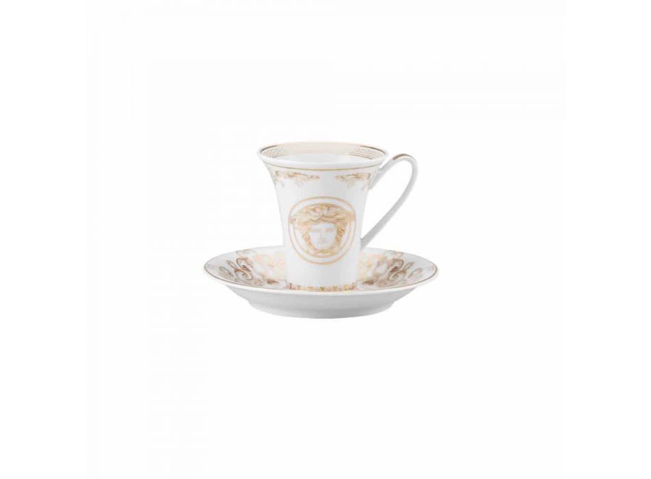 Rosenthal Versace Medusa Gala Porcelana design xícara de café Viadurini