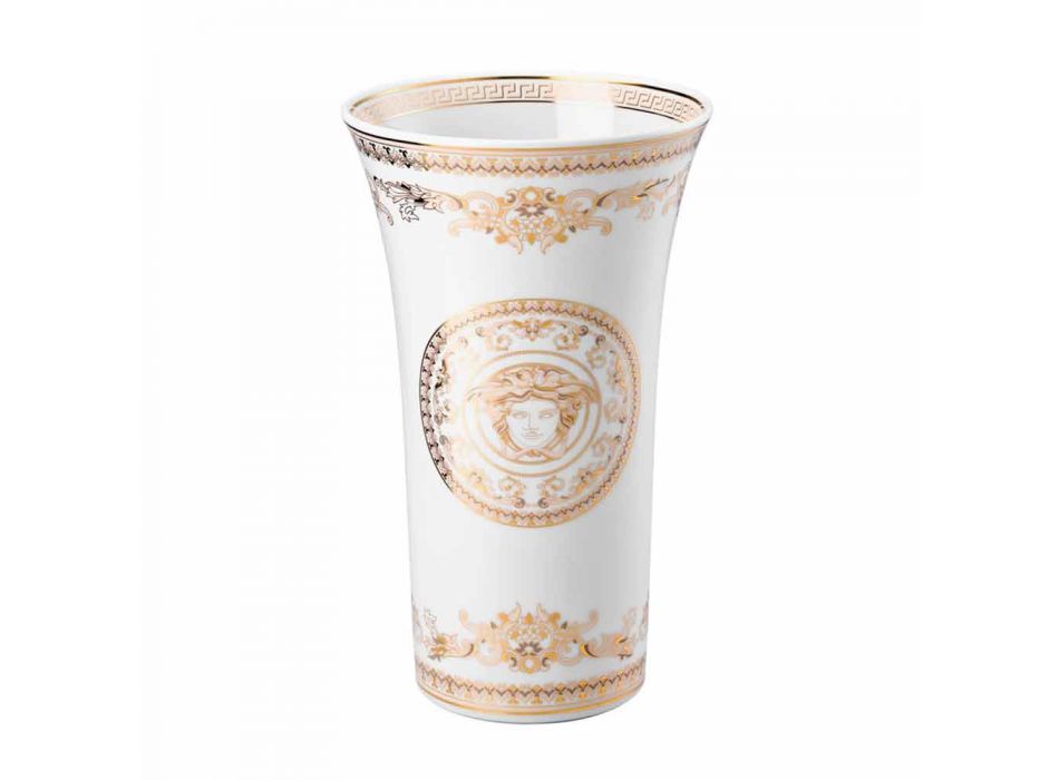 Vaso de design Rosenthal Versace Medusa Gala porcelana h 26cm Viadurini