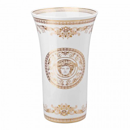 Rosenthal Versace Medusa Gala Porcelana design vaso h 34cm Viadurini