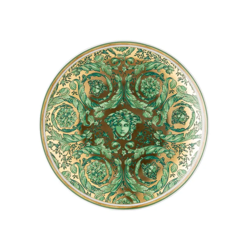 Rosenthal Versace Medusa Garland 4 Pratos de Jantar Diâmetro 17 cm - Natal Viadurini