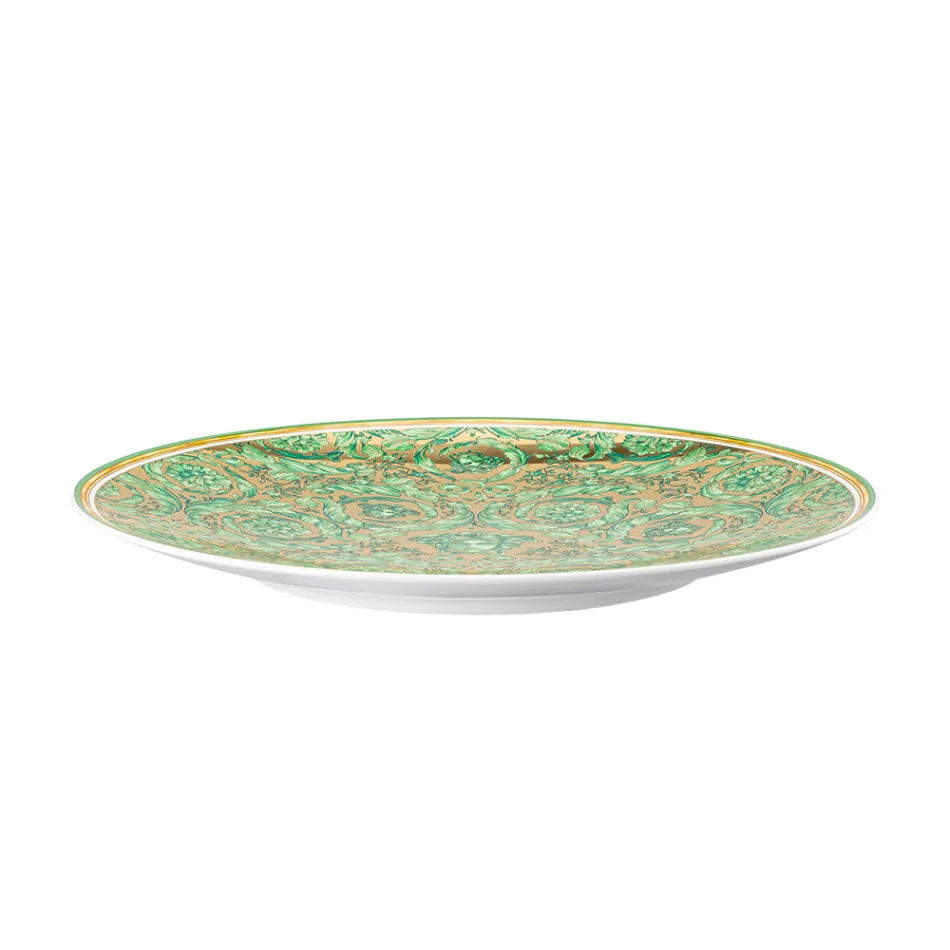 Rosenthal Versace Medusa Garland Prato de Natal Verde 33 cm - Natal Viadurini