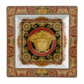 Rosenthal Versace Taça de porcelana Medusa Rosso 22 cm, design de luxo