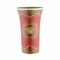 Vaso de porcelana Rosenthal Versace Medusa Rosso 26 cm, design de luxo