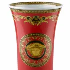 Rosenthal Versace Medusa Rosso Vaso de porcelana design moderno 34cm Viadurini