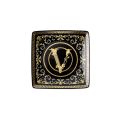 Rosenthal Versace Virtus Gala 6 Tigelas Quadradas Planas 15x15 cm em Porcelana - Barroco
