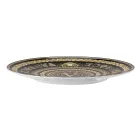 Rosenthal Versace Virtus Gala Placeholder Prato Diâmetro 33 cm em Porcelana - Barroco Viadurini