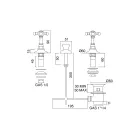 Torneira para bidê vintage de latão com entrega interna - Elisea Viadurini