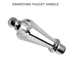 Torneira de banheira de chão com duche de mão em latão Made in Italy - Noriana Viadurini