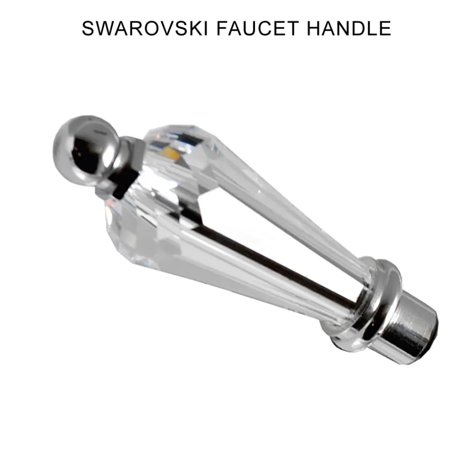 Torneira de banheira de chão com duche de mão em latão Made in Italy - Noriana Viadurini