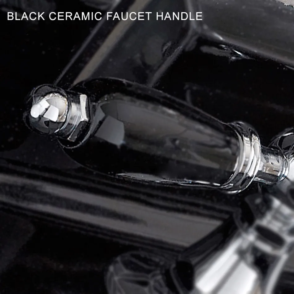 Torneira para bidê clássica de furo único com alavancas de latão artesanais - Noriana Viadurini