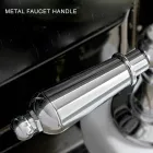 Torneira para bidê clássica de furo único com alavancas de latão artesanais - Noriana Viadurini