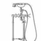 Torneira Clássica para Banheira em Colunas de Latão Made in Italy - Enriko Viadurini