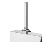 Torneira misturadora de alavanca única para bidê com dreno quadrado - Erik Viadurini