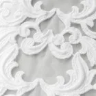 Corredor de Mesa em Linho com Renda Branca Qualidade Italiana de Luxo - Farnese Viadurini