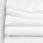 Corredor de Mesa em Linho com Renda Branca Qualidade Italiana de Luxo - Farnese Viadurini