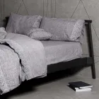 Bolsa de armazenamento para capa de edredom de linho com renda e botões Sinergia - Energis Viadurini