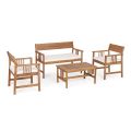 Lounge 4 Complements in Garden Wood Design em Acacia Wood- Roxen