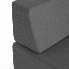 Lounge de canto externo de design moderno em tecido Homemotion - Benito Viadurini