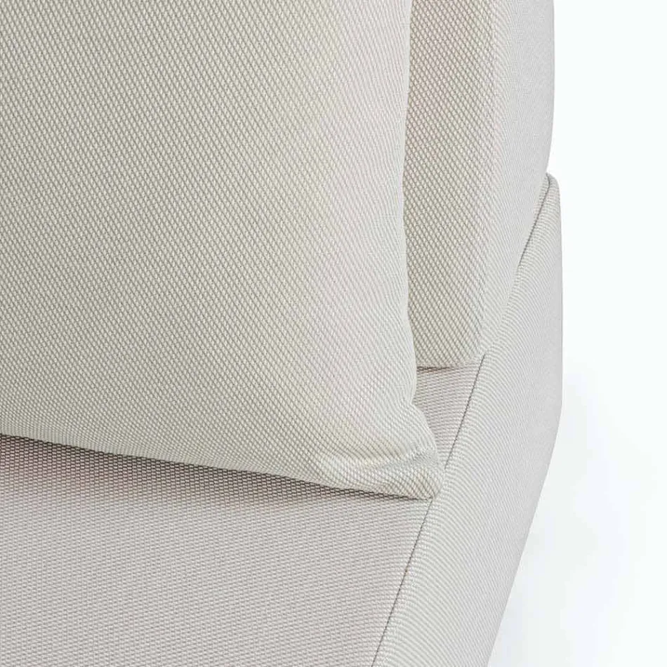 Lounge de canto externo de design moderno em tecido Homemotion - Benito Viadurini