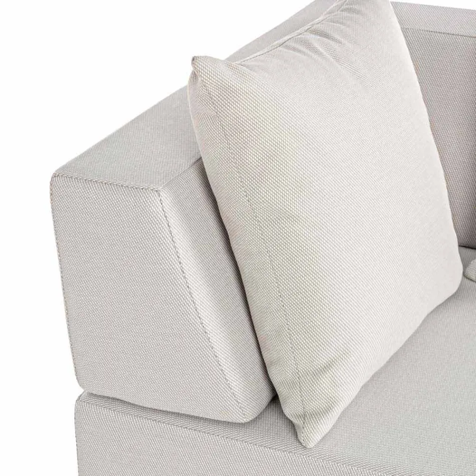 Lounge de canto externo de design moderno em tecido Homemotion - Benito Viadurini