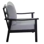 Sala de estar composta por 1 sofá, 2 poltronas e 1 mesa de centro - Ticket Viadurini