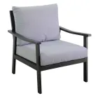 Sala de estar composta por 1 sofá, 2 poltronas e 1 mesa de centro - Ticket Viadurini