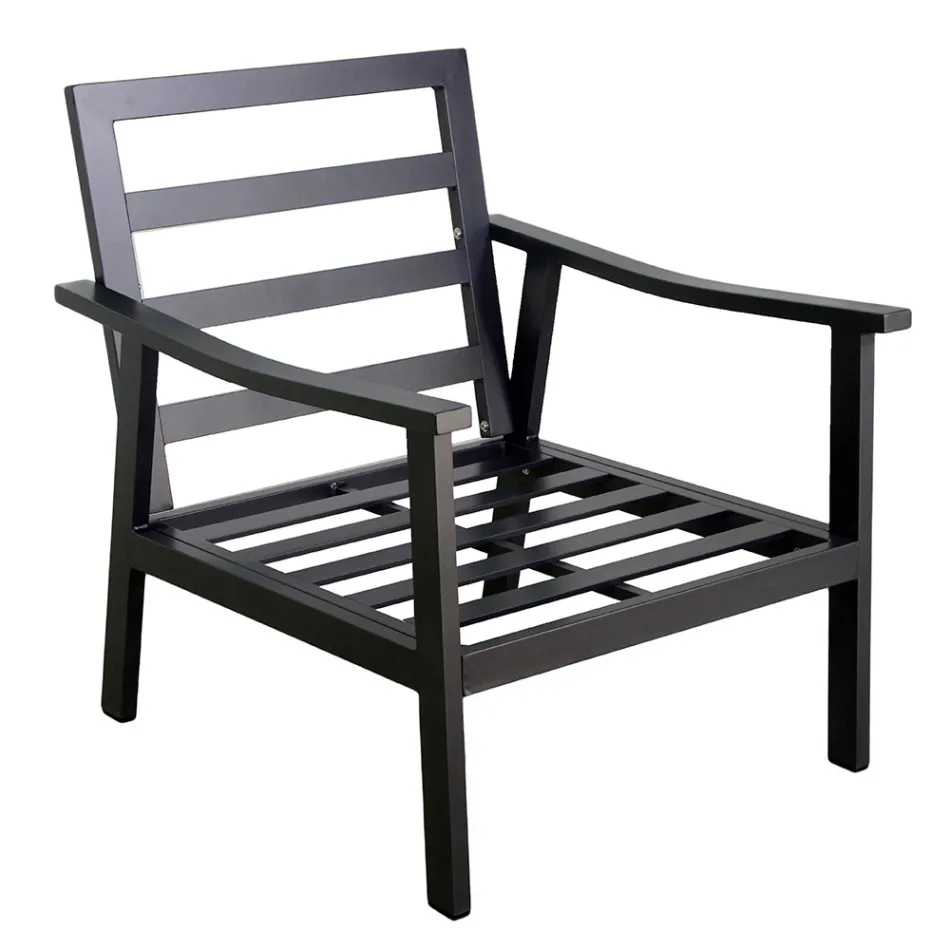 Sala de estar composta por 1 sofá, 2 poltronas e 1 mesa de centro - Ticket Viadurini