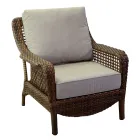 Sala de estar composta por 2 poltronas, 1 sofá e 1 mesa de centro - guarda-sol Viadurini