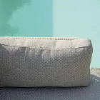 Sala de estar composta por 2 poltronas, 1 sofá e mesa de centro em alumínio - Symphony Viadurini