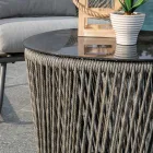 Sala de estar composta por 2 cadeirões com mesa de centro - Suitcase Viadurini