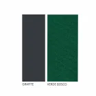 Sala de estar externa artesanal com acabamento em ferro grafite fabricado na Itália - Lietta Viadurini