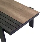 Sala de estar exterior composta por 1 sofá, 2 poltronas e 1 mesa de centro - Righello Viadurini