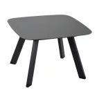 Sala de estar exterior composta por 2 cadeirões e 1 mesa de centro - Righello Viadurini