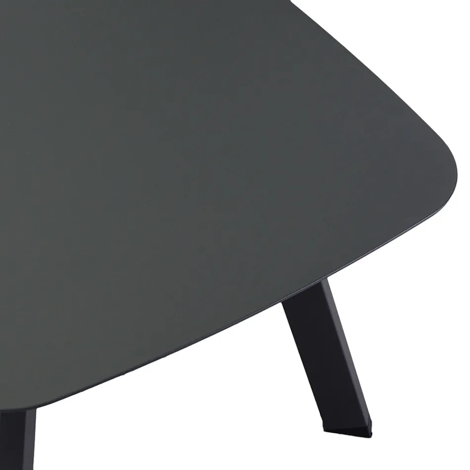 Sala de estar exterior composta por 2 cadeirões e 1 mesa de centro - Righello Viadurini