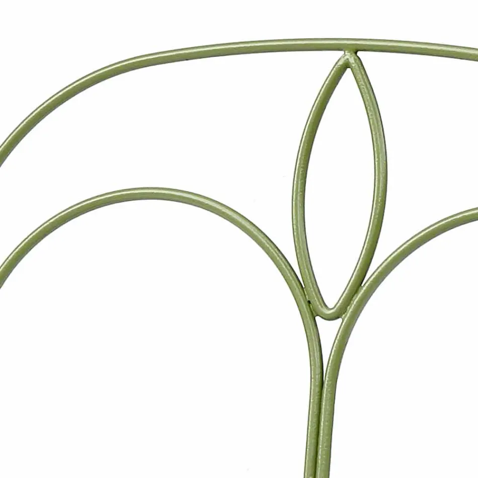 Lounge ao ar livre com estrutura de ferro artesanal feita na Itália - Melinda Viadurini