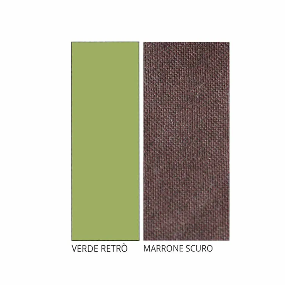 Lounge ao ar livre com estrutura de ferro artesanal feita na Itália - Melinda Viadurini