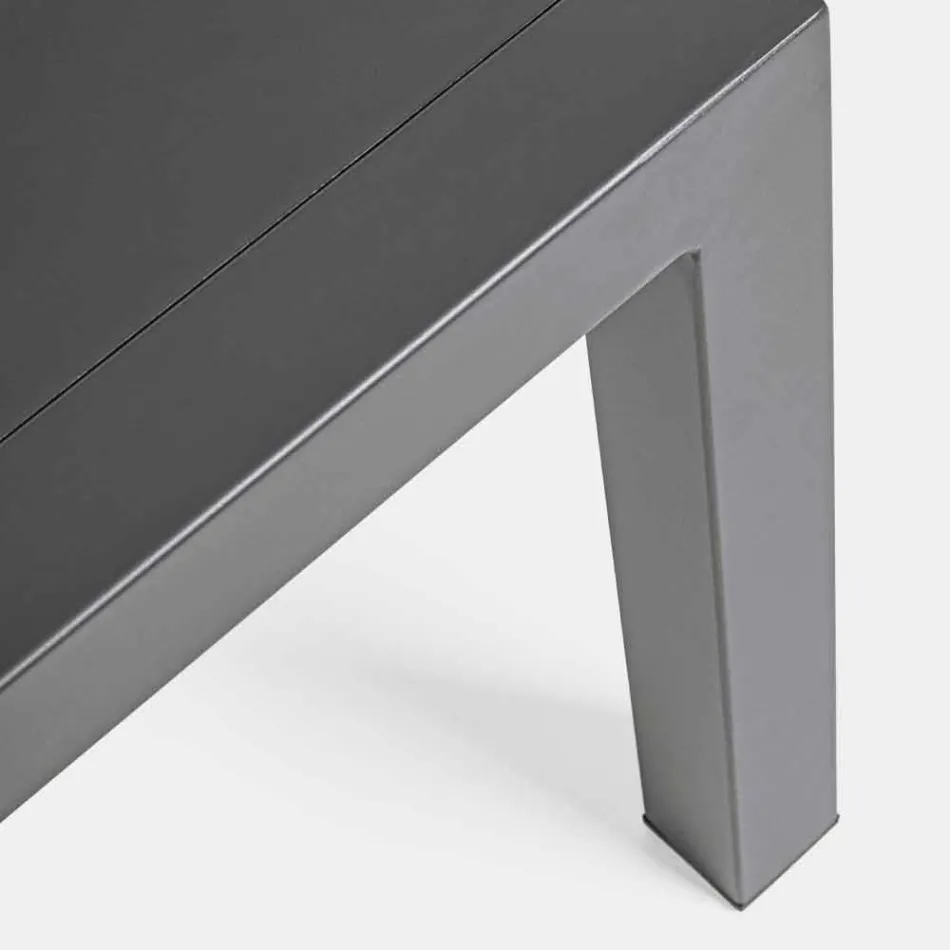 Salão Externo em Alumínio com Almofadas Cobertas em Tecido - Armonia Viadurini