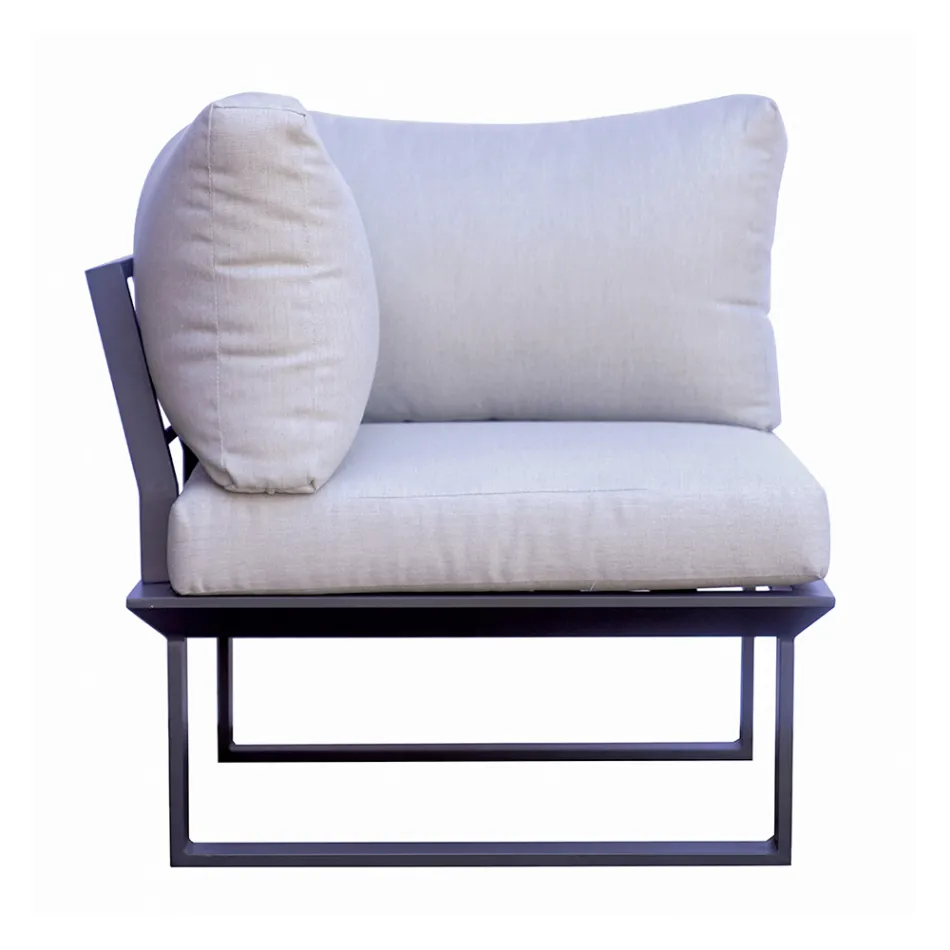 Garden Lounge Composto por 2 Sofás e Mesa Central - Pippo Viadurini