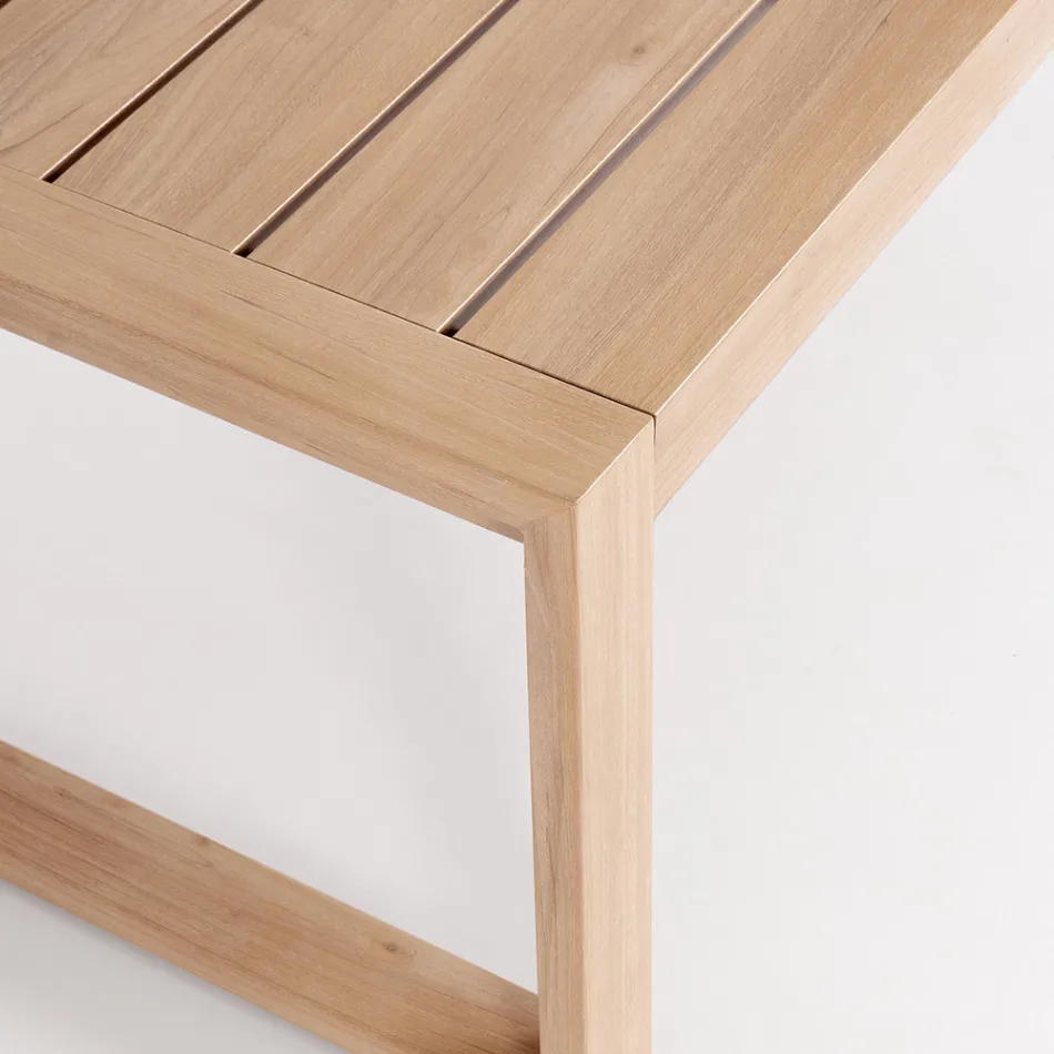 Salão de jardim com 1 sofá, 2 poltronas e 1 mesa de centro - Plano Viadurini